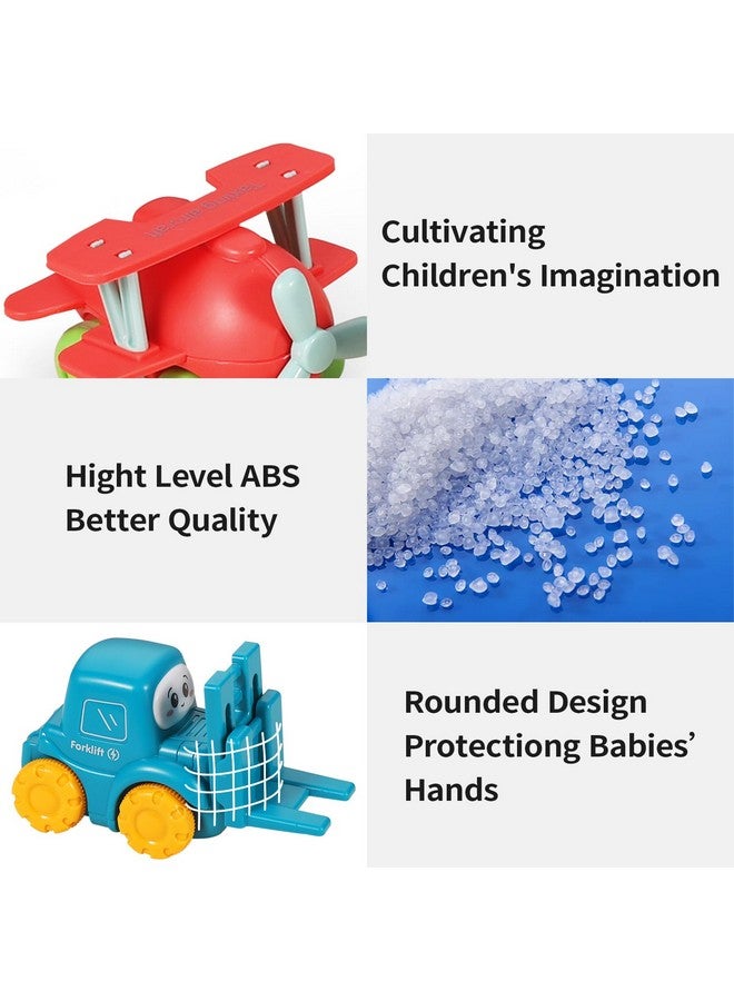 ALASOU ALASOU 8 PCS Baby Cranes Car Toys with Playmat/Storage Bag|1st Birthday Gifts for Toddler Toys Age 1-2|Baby Toy for 1 2 Year Old Boy|1 2 Year Old Boy Birthday Gift for Infant 12 18 Months - Image 5