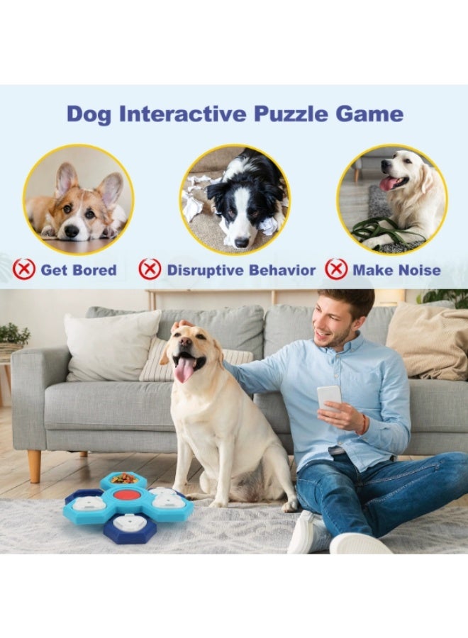الكلب وجبة خفيفة لغز تدوير بطيء [طبقة مزدوجة] لعبة تغذية ، موزع وجبة خفيفة طعام الكلب / تغذية بطيئة / لعبة غنية تفاعلية ، مناسبة للكلاب الكبيرة / المتوسطة / الصغيرة ، ومخلل الجرو الممل والتحفيز العقلي - Image 2