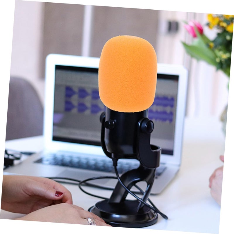 12Pcs Black Microphone Pop Filter Windscreen Sponge Cover For Stage Handheld Mic - Image 3