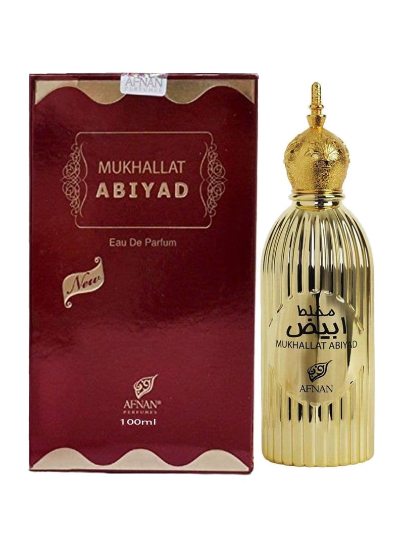 AFNAN Mukhallat Abiyad Unisex Eau De Parfum, 100ML - Image 1