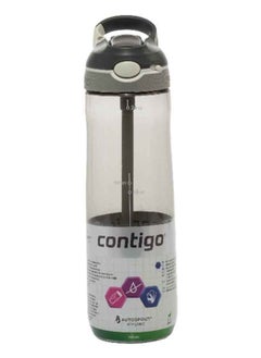 Contigo Ashland Monaco Vacuum Insulated Leak-Proof BPA-Free Water Bottle Grey 720 ml 1000-0457  - Image 1