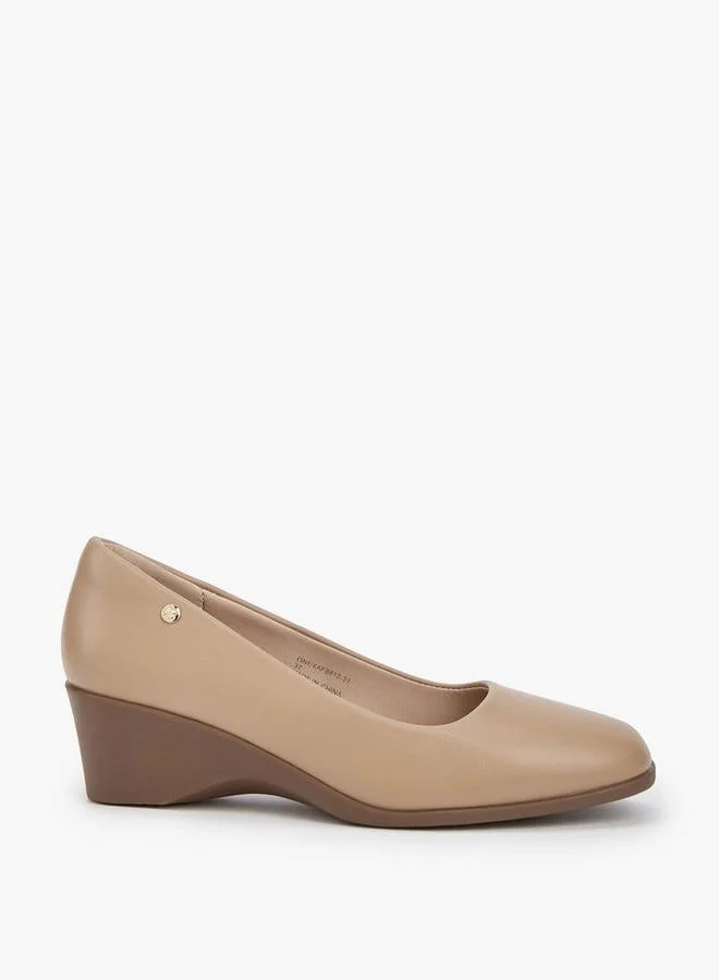 فلورا بيلا من شو إكسبرس Flora Bella Solid Balleina Shoes With Wedge Heels