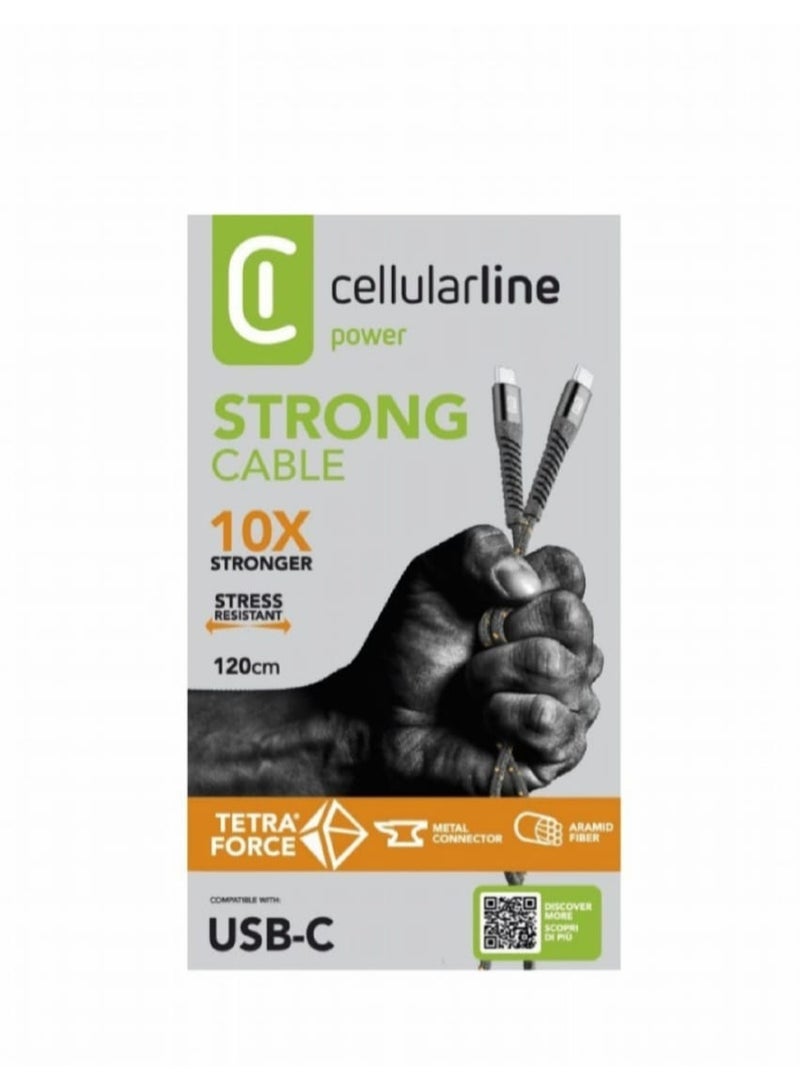 سيلولار لاين كابل شحن ونقل بيانات USB-C من سيلولار لاين - Image 3