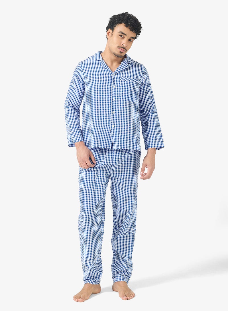 Robert Wood Nightwear Shirt & Pants Set - Image 5