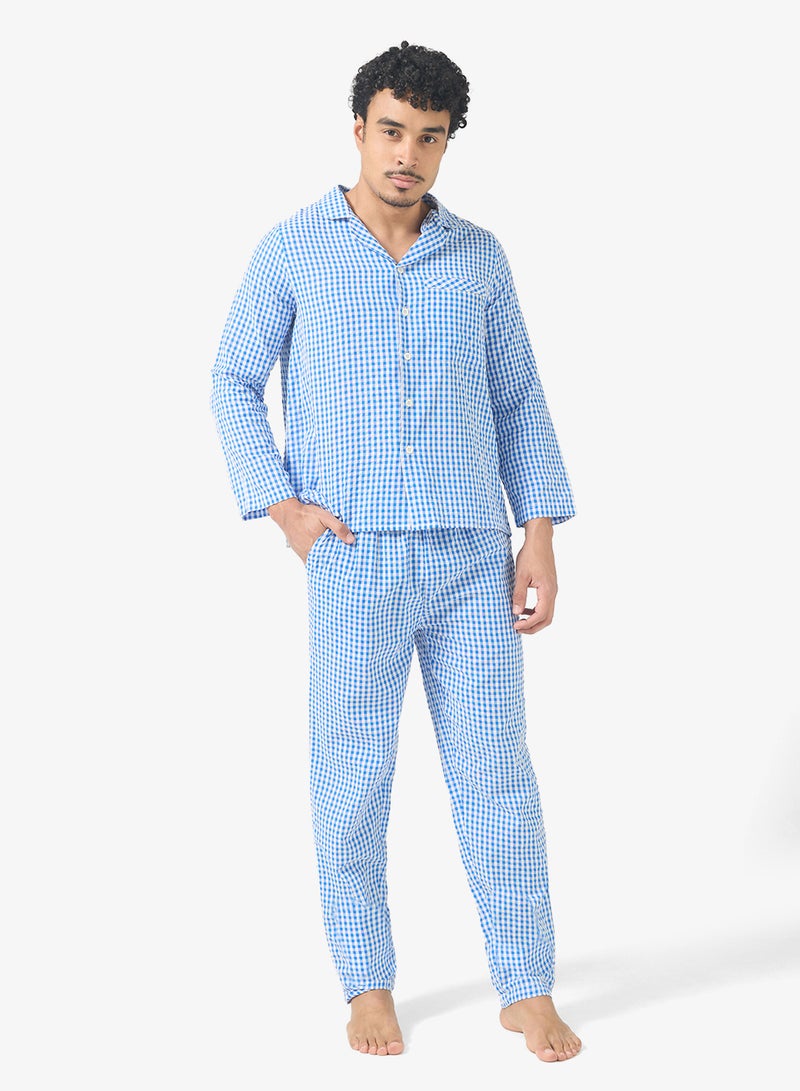Robert Wood Nightwear Shirt & Pants Set - Image 1
