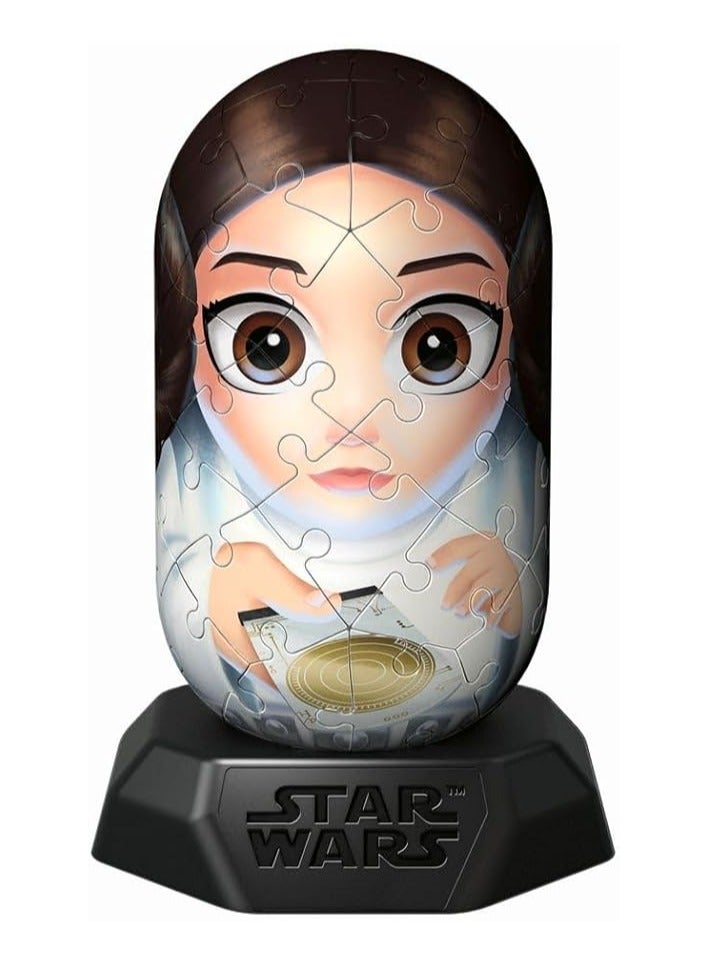 Ravensburger Hylkies Star Wars Princess Leia 3D Puzzle – 54 Premium Plastic Capsules Pieces, 12 cm Tall Model with Display Stand, Numbered Build, No Glue | 12001014‑2 - Image 2