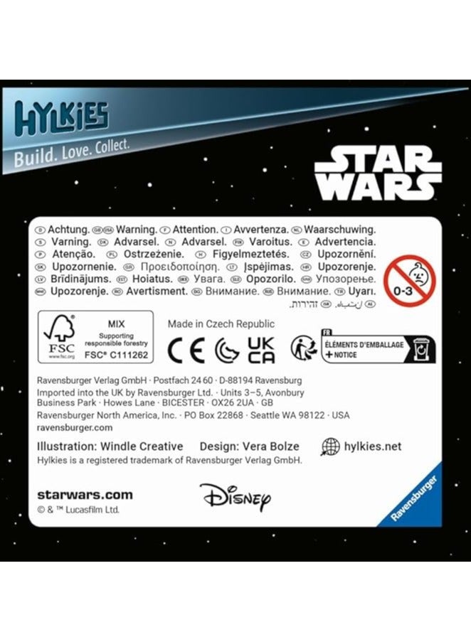 Ravensburger Hylkies Star Wars Princess Leia 3D Puzzle – 54 Premium Plastic Capsules Pieces, 12 cm Tall Model with Display Stand, Numbered Build, No Glue | 12001014‑2 - Image 4