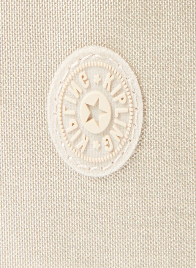 KIPLING KIPLING Kipling Womens Women's Tops Wallet, Compact, Practical, Nylon Travel Card Holder Wallets, Starry Gold Metallic, 3 L x 4.125 H 1 D US - Image 3