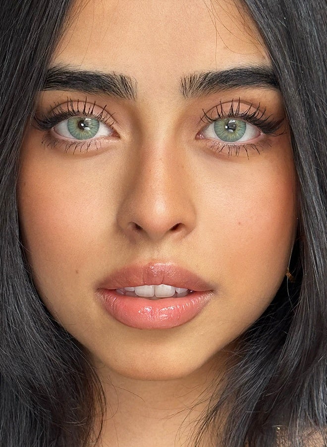 عيون غامضة عدسات لاصقة ملونة من Mystic Eyes بلون أوربن جرين لمدة ستة أشهر 14.20 مم بدرجة خضراء منعشة - Image 2