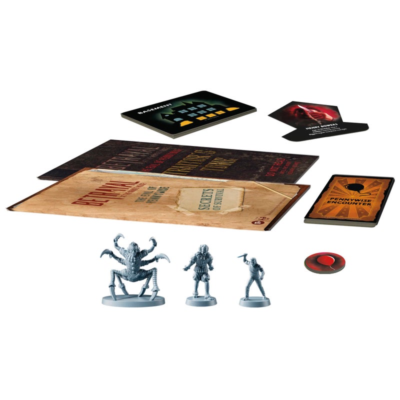 Avalon Hill Hasbro Gaming Avalon Hill Betrayal at The Neibolt House: The Evil of Pennywise Expansion | Ages 17+ | 3-6 Players - Image 4