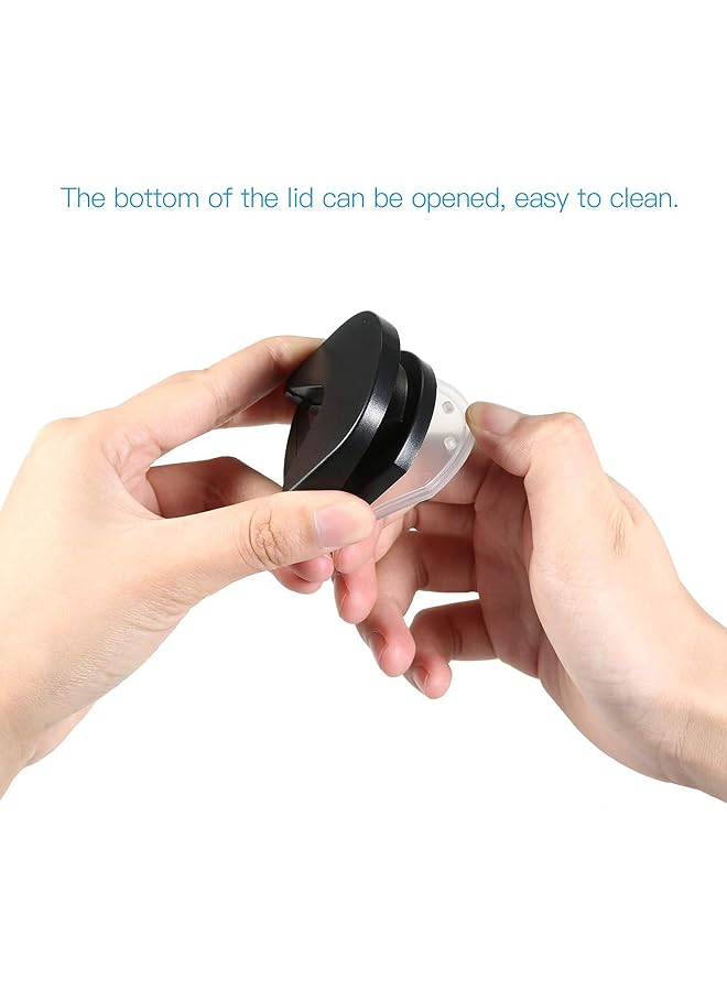 إيروريكس أداة تقطيع زوايا ورقية دائرية مقاس 4 مم R4 لبطاقات الصور وأدوات تقطيع ورقية دائرية صغيرة سوداء من البلاستيك أداة تقطيع زوايا ورقية - Image 4