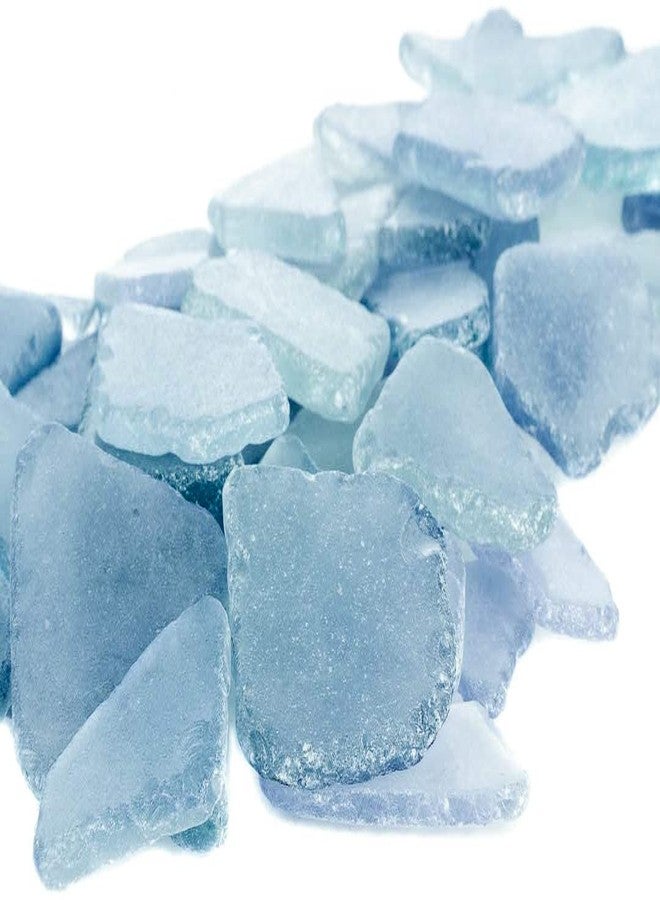 Nautical Crush Trading Sea Glass for Crafts - 11oz Light Blue Sea Glass Decor, Tumbled Seaglass, Beachglass for Crafts, Seaglass for Beach Accents, Coastal DIY Supply, Nautical Vase Filler - Image 4
