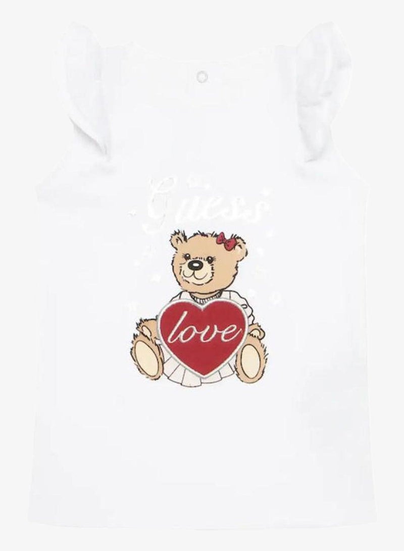 GUESS Infant Crew Neck T-Shirt And Leggings Set - Image 4