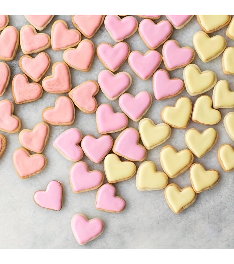 1 PC Flower Shaped Heart Cookie Cutter 25 Cavity Mini Cookie Mold Non Stick Stainless Steel Dough Baking Mold For Dog Treats - Image 5