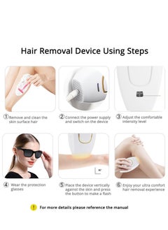 Laser Hair Removal IPL Epilators Device 500000 Flashes Epilators Hair Removal Machine Women Shaving Home Use Painless Body Shaver (White) - pzsku/Z7A3CBF2009E53C9F77DBZ/45/_/1725356184/58e907b7-fe62-4db2-9013-064dbfd95007