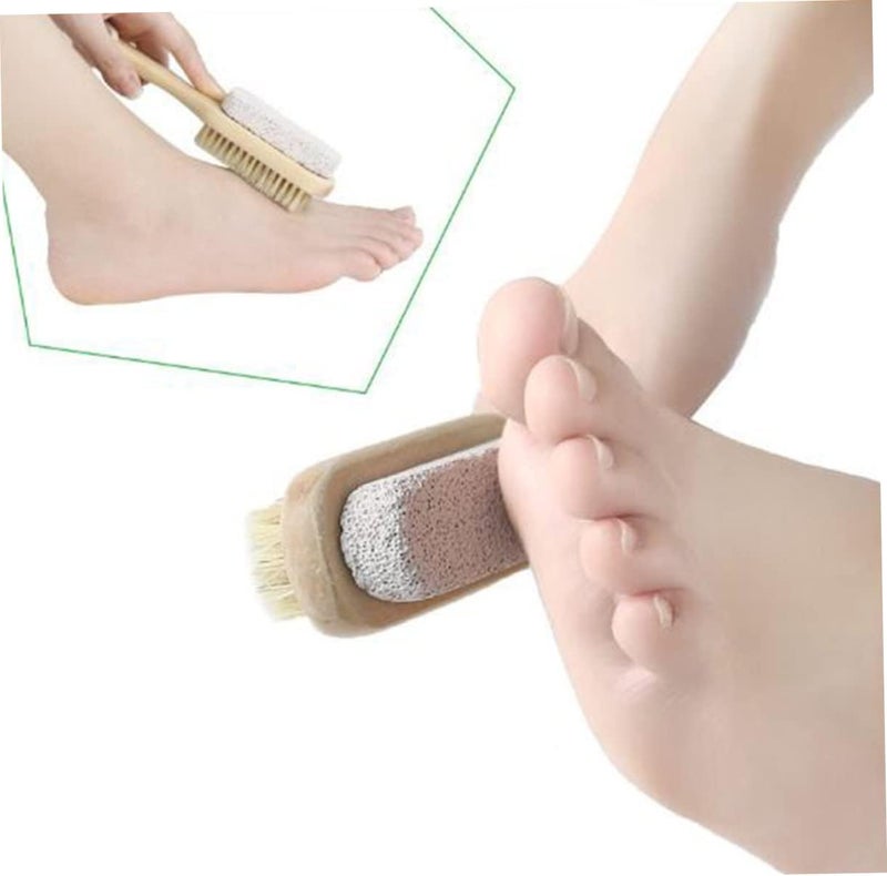 ERINGOGO 2pcs Pumice Brush for Exfoliating Scrub Cracked Heel Repair for Manicure - Image 5