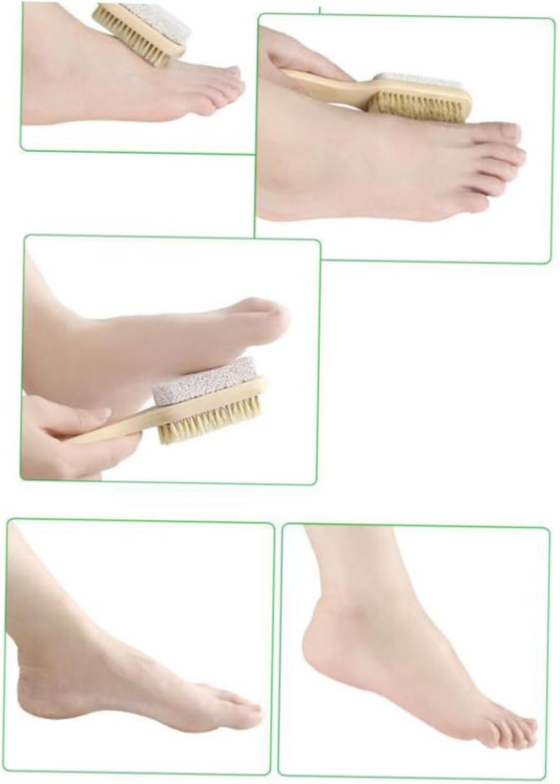 ERINGOGO 2pcs Pumice Brush for Exfoliating Scrub Cracked Heel Repair for Manicure - Image 4