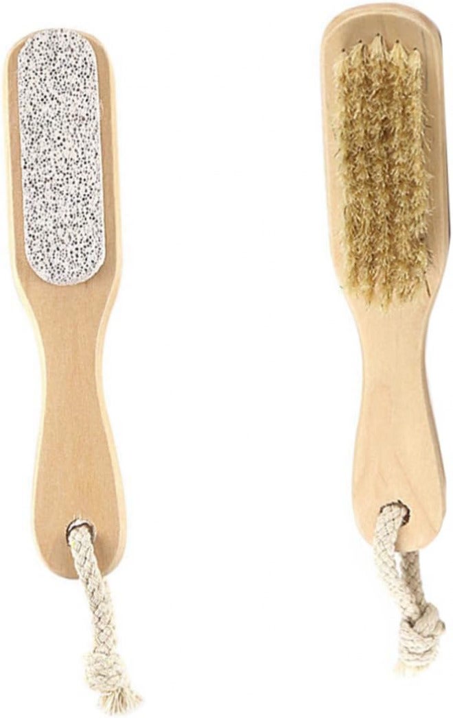 ERINGOGO 2pcs Pumice Brush for Exfoliating Scrub Cracked Heel Repair for Manicure - Image 1
