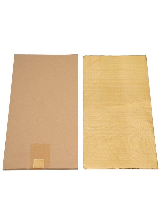 Kunya® Chocolate Wrappering Foil, Embossed Chocolate Wrapper, Candy Wrappers, 100 Sheets - 10in x 7in - Golden - Image 4
