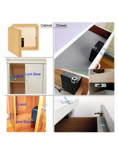 Y&D Electronic Cabinet Lock Kit Set Hidden DIY for Wooden Drawer Locker RFID Card Tag Entry  - Image 5