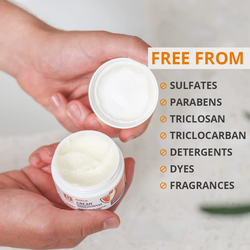 Solpri Shield Tea Tree Foot Cream with Lemongrass, Eucalyptus Oils to Soothe Eczema, Psoriasis, Rashes, Dry Itchy Feet 2 oz | The Athlete's Choice in Skin Moisturizing - Image 4