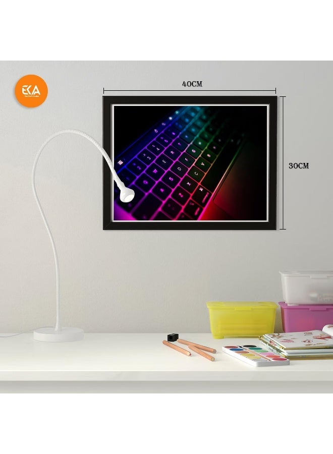 EKA Keyboard Laptop Gradient 30X40(Framed) - Image 5