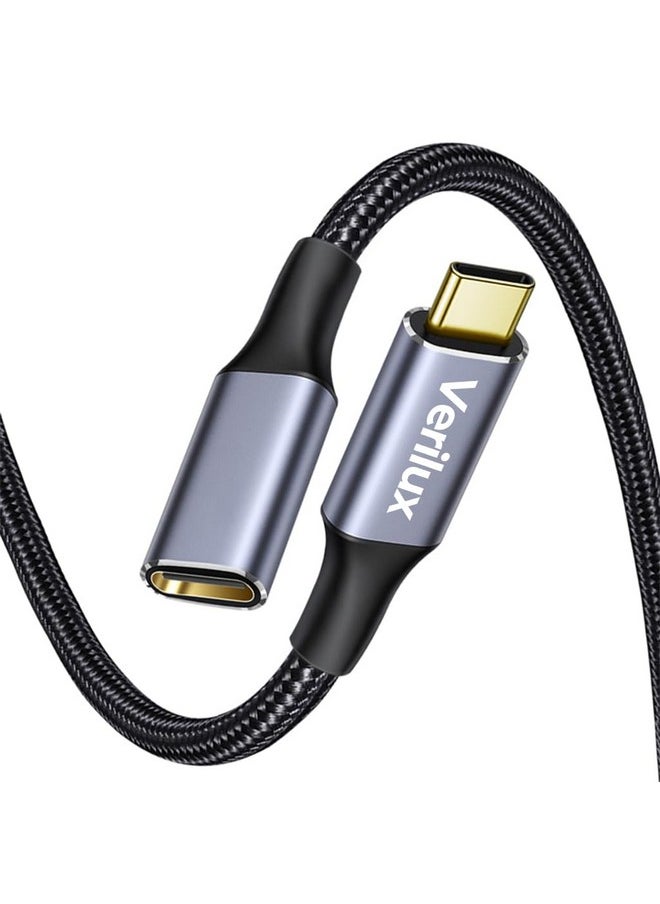 Verilux Verilux® USB C Extension Cable, 3.3ft USB Type C Male to Female Cable Support 100W PD Fast Charging  - Image 1