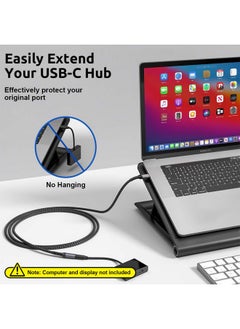 Verilux Verilux® USB C Extension Cable, 3.3ft USB Type C Male to Female Cable Support 100W PD Fast Charging  - Image 2