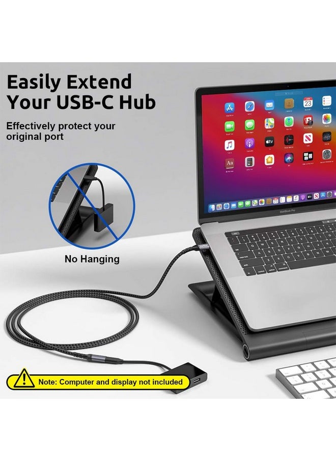Verilux Verilux® USB C Extension Cable, 3.3ft USB Type C Male to Female Cable Support 100W PD Fast Charging  - Image 2