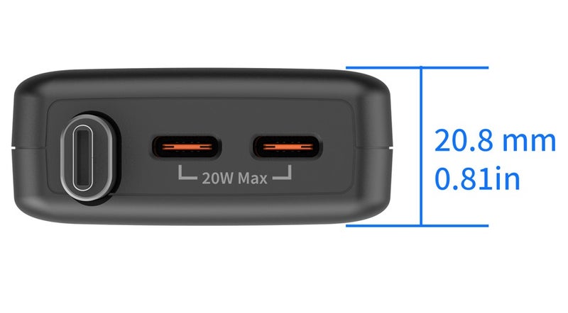 بودي شاحن سيارة مزود بكابل USB-C قابل للسحب بطول 72 سم، قدرة 50 واط وشحن سريع عبر 3 منافذ (PD 30 واط + PD 20 واط)، يدعم شحن 3 أجهزة، قابل للدوران بزاوية 180 درجة، لون أسود. - Image 5