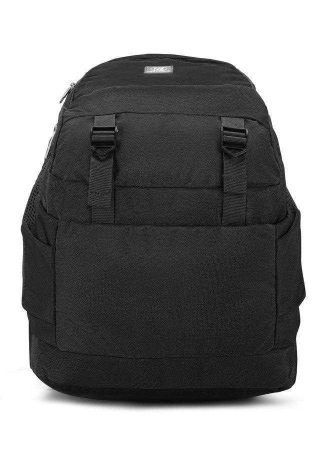 NORTH ZONE Water-resistant Backpack with Multiple Compartments, 30 cm x 45 cm x 20 cm, Black - Image 4