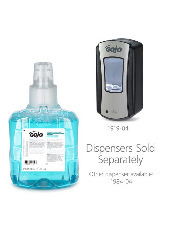 GOJO LTX Refill, 1916-02 - Blue Pomegranate Scented Antibacterial Handwash (1200 mL) - 2 Pack - Image 3