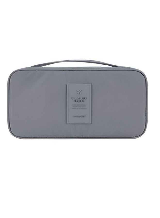 PAVITYAKSH Bag Innerwear Bra Underwear Storage Bag Travel Bag Trip Handbag Luggage Traveling Bag Pouch Case Suitcase Space Saver Container Bags (Grey) - Image 1