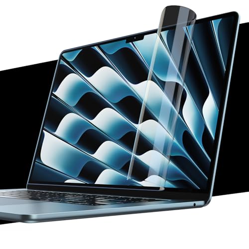 soonjet 2-Pack for MacBook Air 13.6 inch Screen Protector M4 M3 M2 2025-2022 [Notchless Full-Coverage] [4K Ultra HD, Like Bare Screen] Laptop Screen Protector for MacBook Air 13" A3240 A3113 A2681 - Image 1