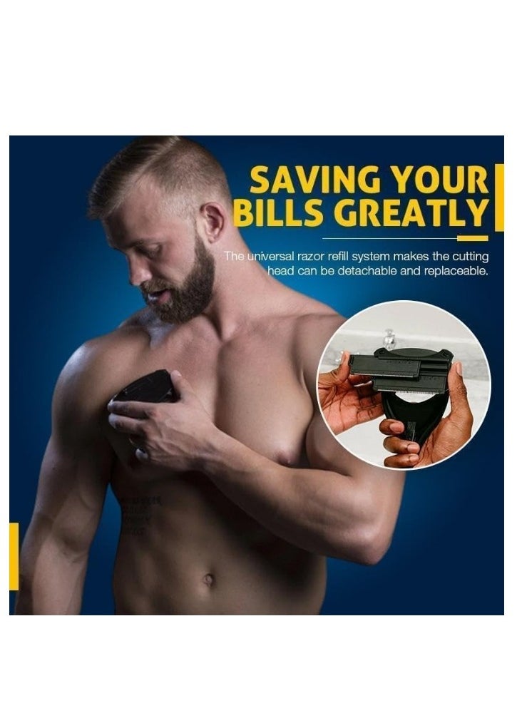 baKblade Back&body shaver FOR MEN,trimmer,groomer,DIY,Ergonomic Handle,for the whole body  - Image 4