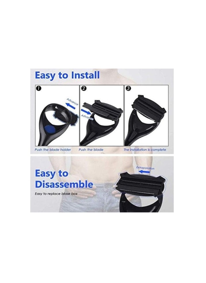 baKblade Back&body shaver FOR MEN,trimmer,groomer,DIY,Ergonomic Handle,for the whole body  - Image 5