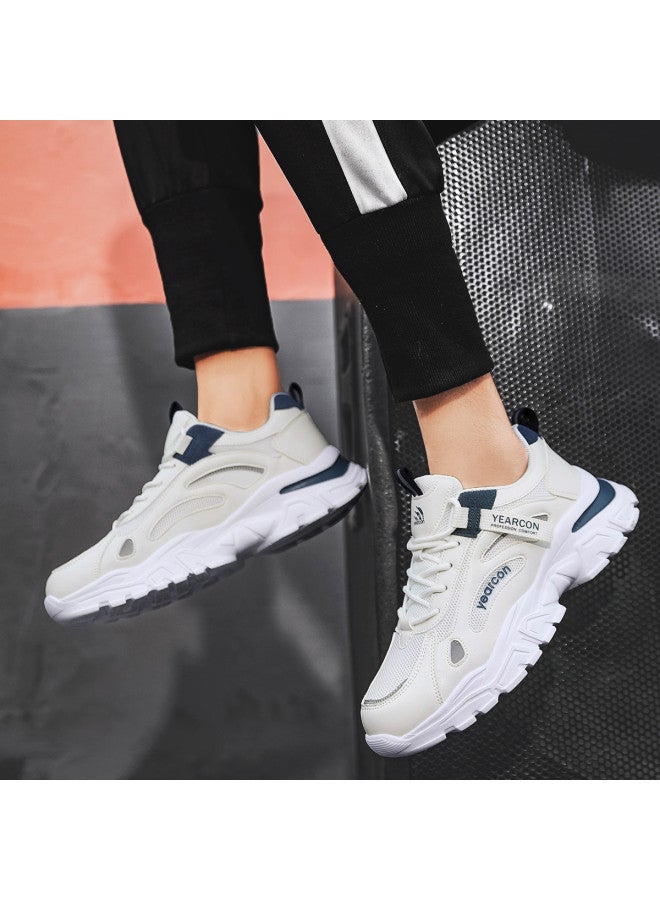 یاركون أحذية رجالية شبكية بنعل سميك، أحذية أبي العتيقة، أحذية رياضية عادية للرجال، أحذية جري متعددة الاستخدامات خفيفة الوزن - Image 5