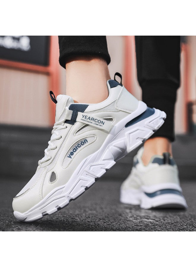 یاركون أحذية رجالية شبكية بنعل سميك، أحذية أبي العتيقة، أحذية رياضية عادية للرجال، أحذية جري متعددة الاستخدامات خفيفة الوزن - Image 2