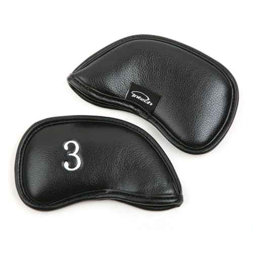 Intech 12-Piece Thick Synthetic Leather Golf Iron Head Cover Set Fit All Brands (TaylorMade, Callaway, Ping, Titleist, Cobra and more) - Image 3