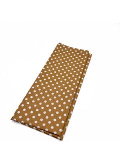 Angel Çanta Aksesuar Angel Bag Accessory 120 X 50 Cm Cotton Lining Fabric Mustard Yellow Small Polka Dot 