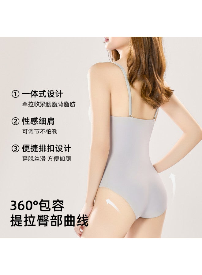 Fenton No Need To Wear Underwear [100% Cotton Crotch] Body Shaping Slimming Nude Feeling Breathable One-Piece Women'S Base Shirt - Image 5