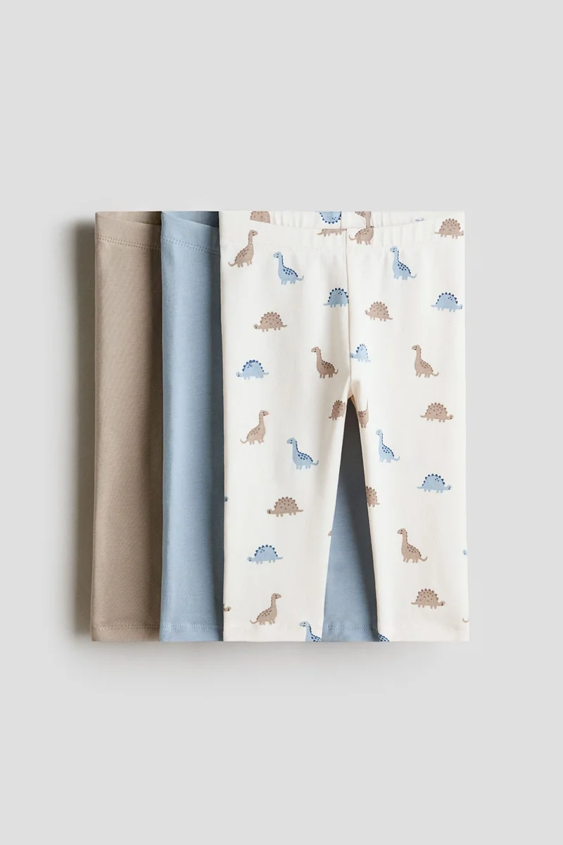 اتش اند ام لغينغز جيرسيه قطني - عبوة من 3 قطع