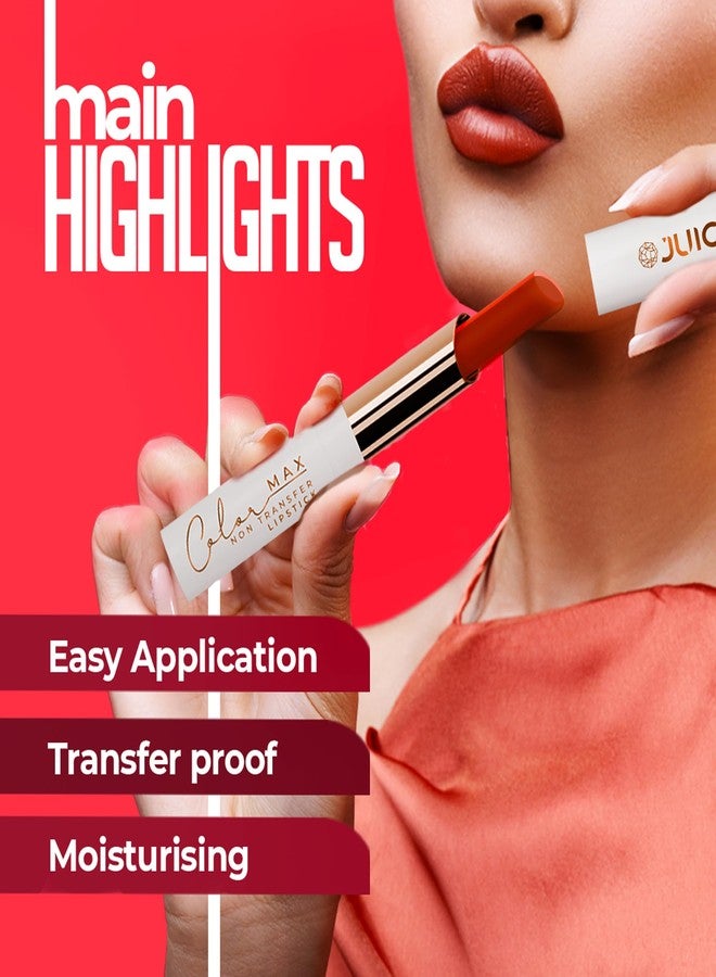 JUICE Color Max-The Max Performing Power Lipstick With Goodness Of Bio Retinol, Transfer-Proof Long Lasting Cherry Muse - M07 2.3 G Pack Of 1 - Image 4