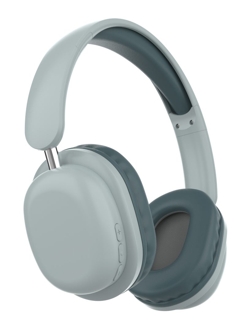 روك بو سماعات بلوتوث فوق الأذن سماعة رأس سلكية لاسلكية قابلة للطي وقابلة للتدوير مع ميكروفون للهاتف الخليوالمحمول 1 بلوتوث 5.3 فولت صوت عالي الدقة مناسب مريح - Image 1