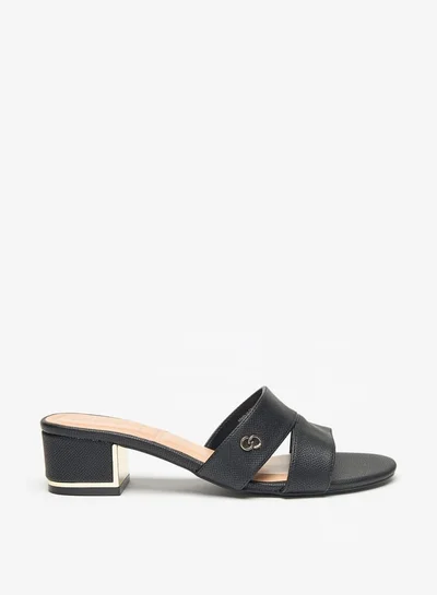 سيليست صنادل نسائية بكعب عريض سهل الارتداء