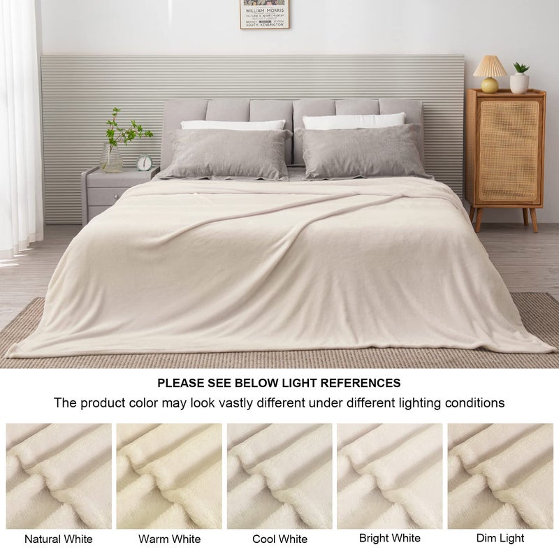 بيديليت بطانيات صوف بيدليت بحجم كوين حجم البطانيات الرمي للسرير الفاخرة الفاخرة بطانية غامضة 90 × 90 بوصات فائقة النعومة دافئة خفيفة الوزن رمي بطانية جميع الفصول مناسبة - Image 3