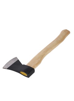 LAWAZIM Axe Wooden Handle - 370g - Clean Cutting with Durable Steel Head and Wooden Handle - for Firewood Adventures Survival Balanced Lopping Camping Backpacking Hiking Outdoor Woodwork and Kindling  - Image 3