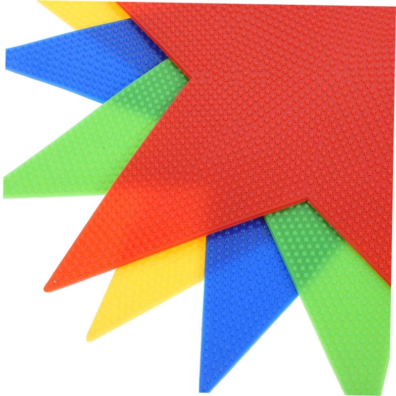 Colorful Star Shape Carpet Markers Non Slip Floor Spots for Classroom Home Training Decor 4pcs - Image 5