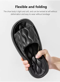 Gerenic Unisex Corrugated Slippers Lightweight Non-slip Quick Dry Casual Beach Shoes Shower Bath Spa Walking Sandals Size 44-45  - Image 5
