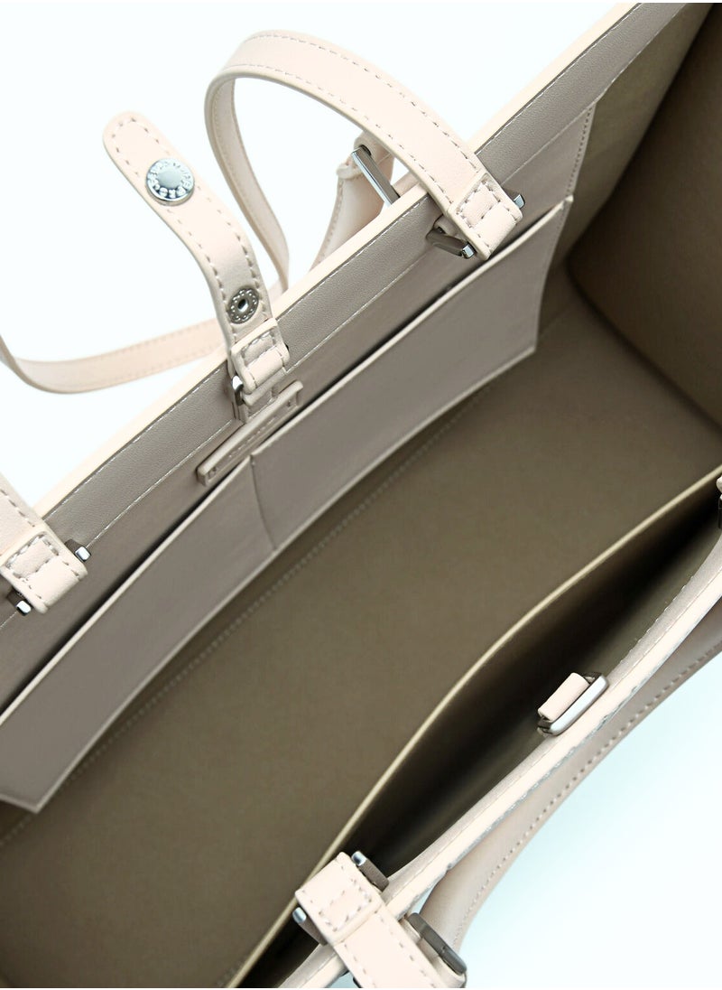 Pedro - Studio Leather Pixel Tote Bag - Image 1